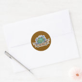Monk D20 Class Crest Sticker - Funny D&D Monk Dice (Envelop)