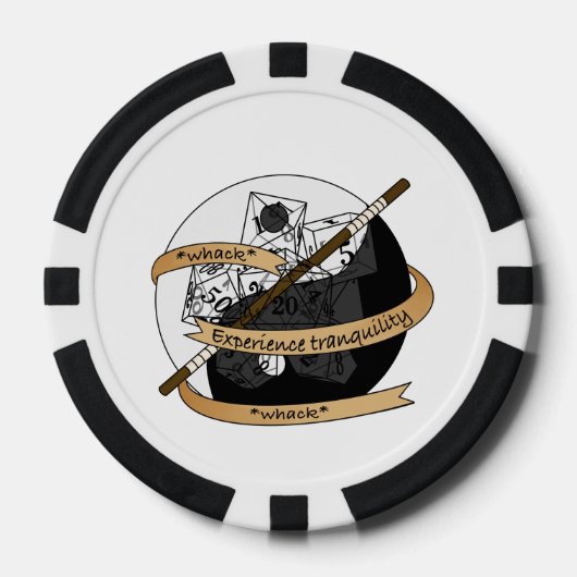 Monk Dice Design Poker Chips (Voorkant)