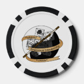 Monk Dice Design Poker Chips (Achterkant)