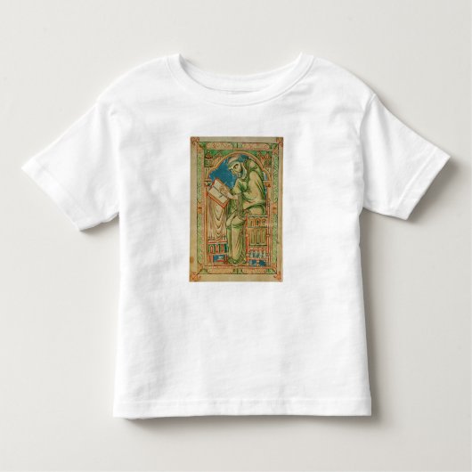Monk Eadwine aan het werk met het manuscript, Kinder Shirts (Voorkant)