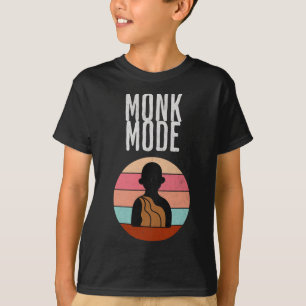 Monk Mode, Zen En Yoga, Meditatie, boeddhistisch, T-shirt