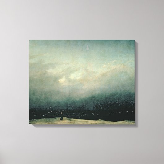 Monk per zee, 1809 canvas afdruk (Voorkant)
