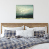 Monk per zee, 1809 canvas afdruk (Insitu (Slaapkamer))