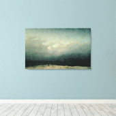 Monk per zee, 1809 canvas afdruk (Insitu (Houten vloer))