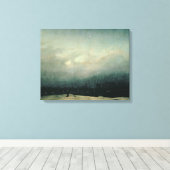 Monk per zee, 1809 canvas afdruk (Insitu (Houten vloer))