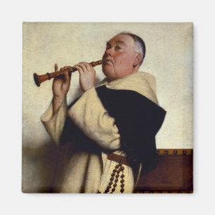 Monk Speel een Clarinet Magneet