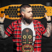 Monk Tribe Mask T-shirt