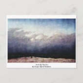 Monk van het Zee van Caspar David Friedrich Briefkaart (Voorkant)