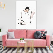 Monk - Zen Canvas Afdruk (Insitu (Woonkamer))