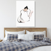 Monk - Zen Canvas Afdruk (Insitu (Slaapkamer))