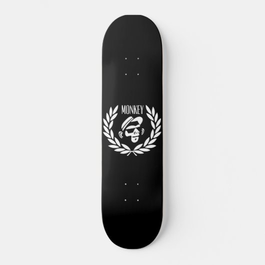 Monkey 2 Tone Laurel Wreath Skateboard (Voorkant)