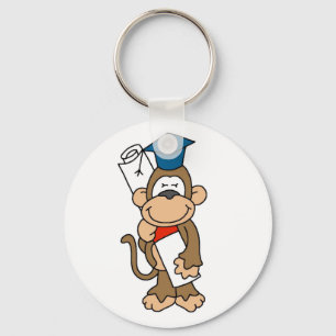 Monkey Afstuderen T-shirts en cadeaus Sleutelhanger