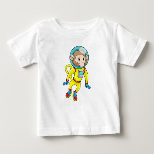 Monkey als Astronaut (Voorkant)