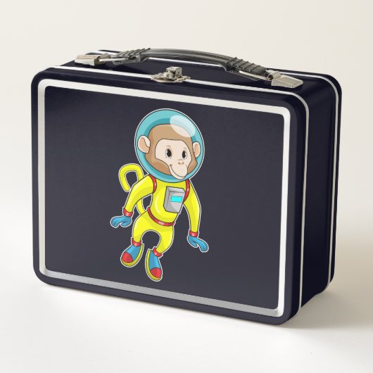 Monkey als Astronaut (Voorkant)