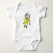 Monkey als Astronaut Romper (Voorkant)