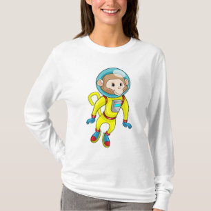 Monkey als Astronaut T-shirt