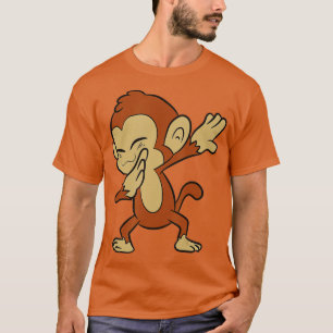 Monkey Animal Ape Funny Dabbing Monkey  T-shirt