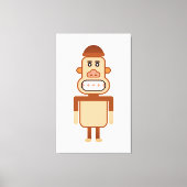 Monkey Art Canvas Afdruk (Voorkant)