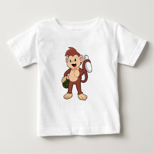Monkey at Bowling with Bowling (Voorkant)
