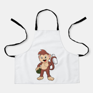 Monkey at Bowling with Bowling Schort