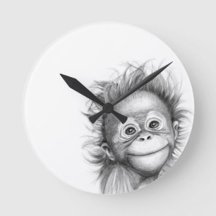 Monkey - Baby Orang outan 2016 G-121 Ronde Klok