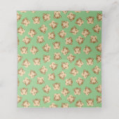 Monkey Baby shower Green (Binnenkant ongevouwen)