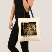 Monkey Bag: Monkey Art Critici Tote Bag (Voorkant (product))