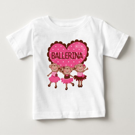 Monkey Ballet Girly Baby Mouwloos Jurk (Voorkant)