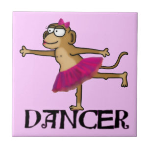 Monkey Ballet Tegeltje