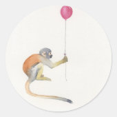Monkey Balloon Party Stickers (Devant)