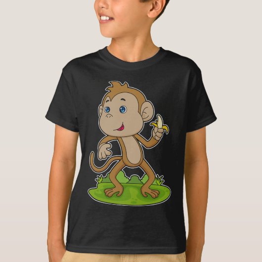 Monkey Banana Fruit T-shirt (Voorkant)