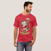 Monkey Banana funny T-shirt (Voorkant volledig)