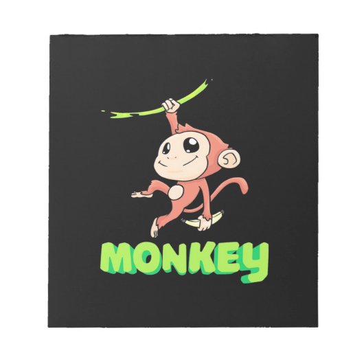 Monkey Banana Notitieblok (Voorkant)