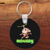 Monkey Banana Sleutelhanger (Voorkant)