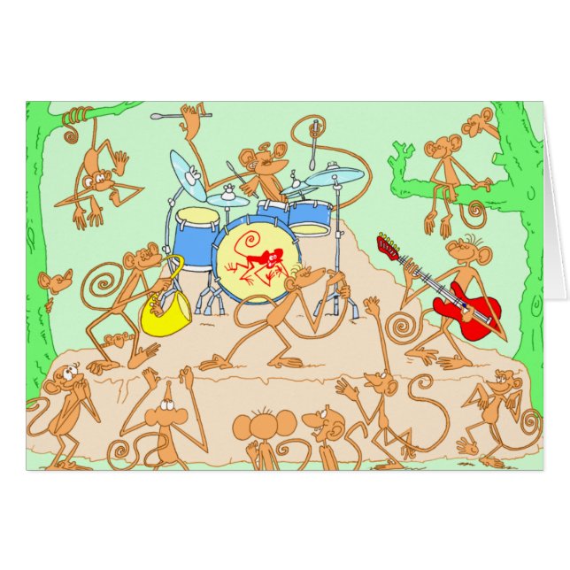 Monkey Band (Voorkant Horizontaal)