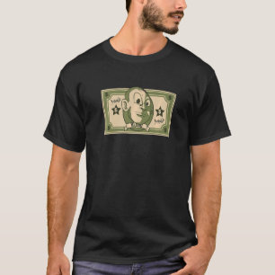 Monkey bank note monkä dollar t-shirt