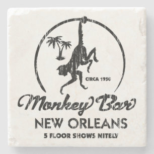 Monkey Bar New Orleans Stenen Onderzetter