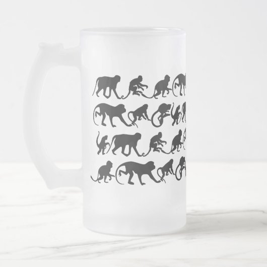 Monkey Beer Glass Matglas Bierpul (Links)