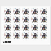 Monkey Bgloebels Vierkante Sticker (Vel)