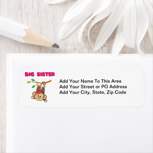 Monkey Big Sister Etiket (Insitu)