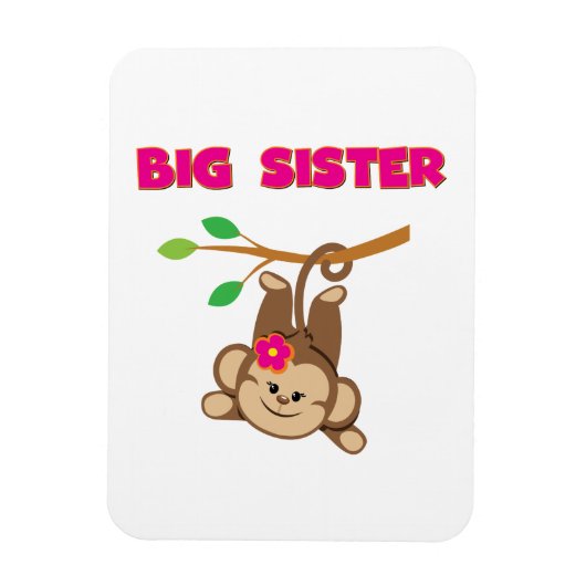 Monkey Big Sister Magneet (Verticaal)