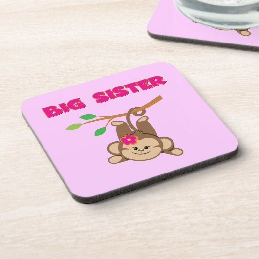 Monkey Big Sister Onderzetter (Linkerzijde)