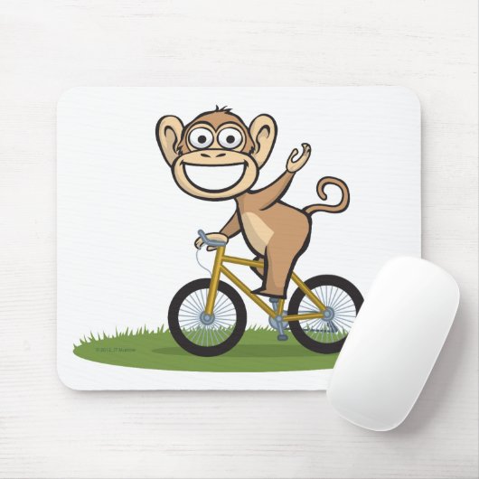 Monkey Biker Muismat (Met muis)