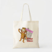 Monkey Bingo Queen Canvas tas (Voorkant)