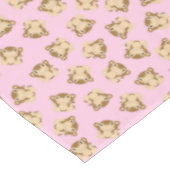 Monkey Birthday Party Pink Tafelkleed (Gekanteld)