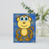 Monkey Bizness Design Briefkaart (Staand voorkant)