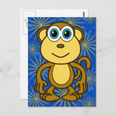 Monkey Bizness Design Briefkaart (Voorkant / Achterkant)