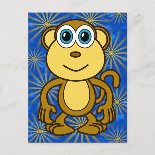 Monkey Bizness Design Briefkaart (Voorkant)