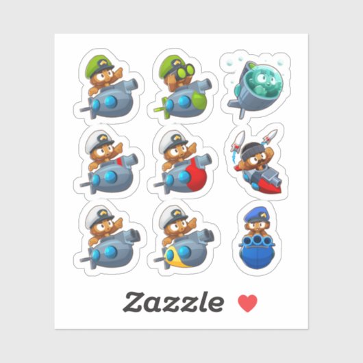 Monkey Bloons Td 6 Sticker (Vel)