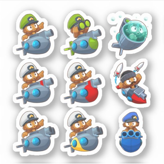 Monkey Bloons Td 6 Sticker (Voorkant)